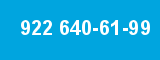 922 640-61-99